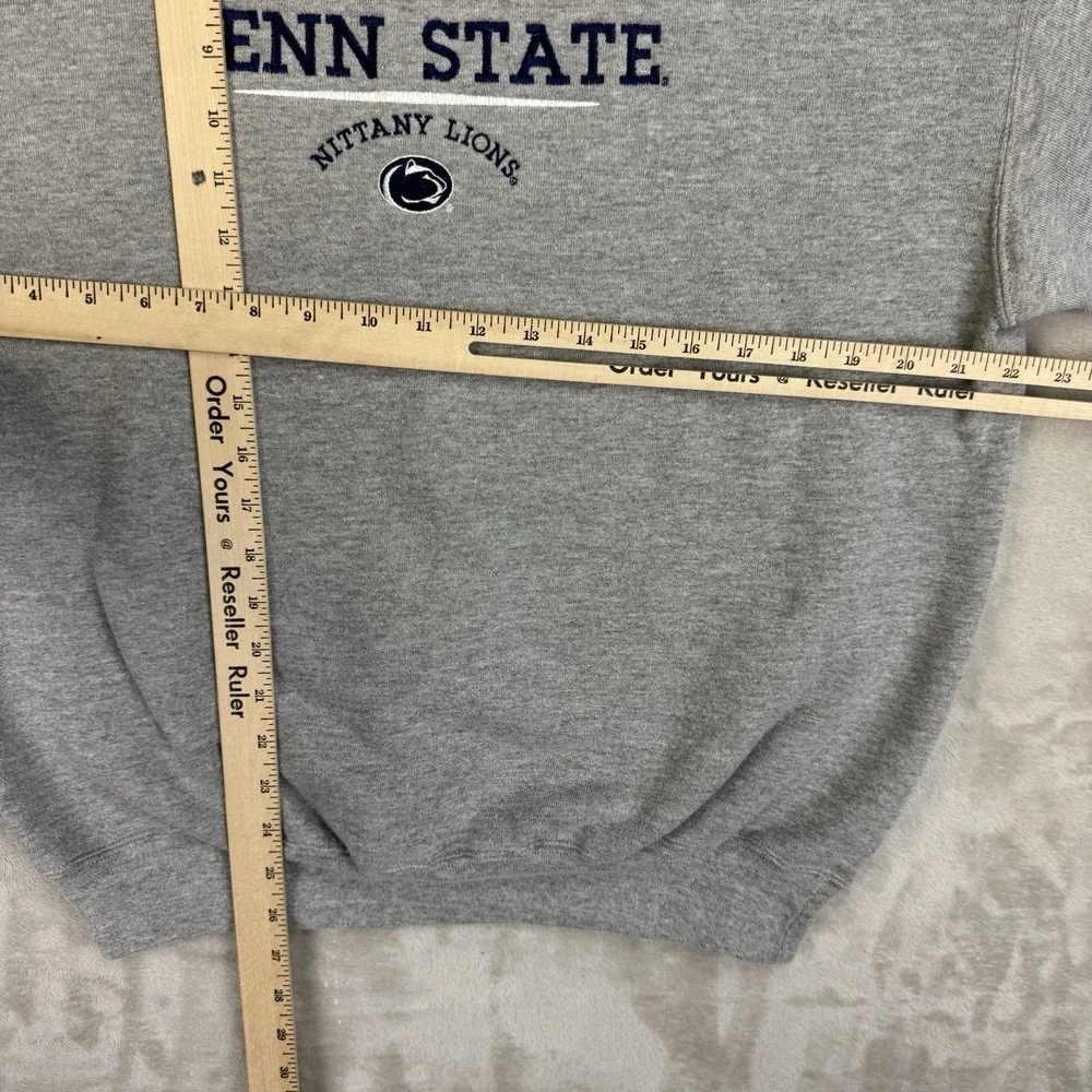Vintage Penn State Nittany Lions Crewneck Sweatshirt‎ Mens L Gray College Logo